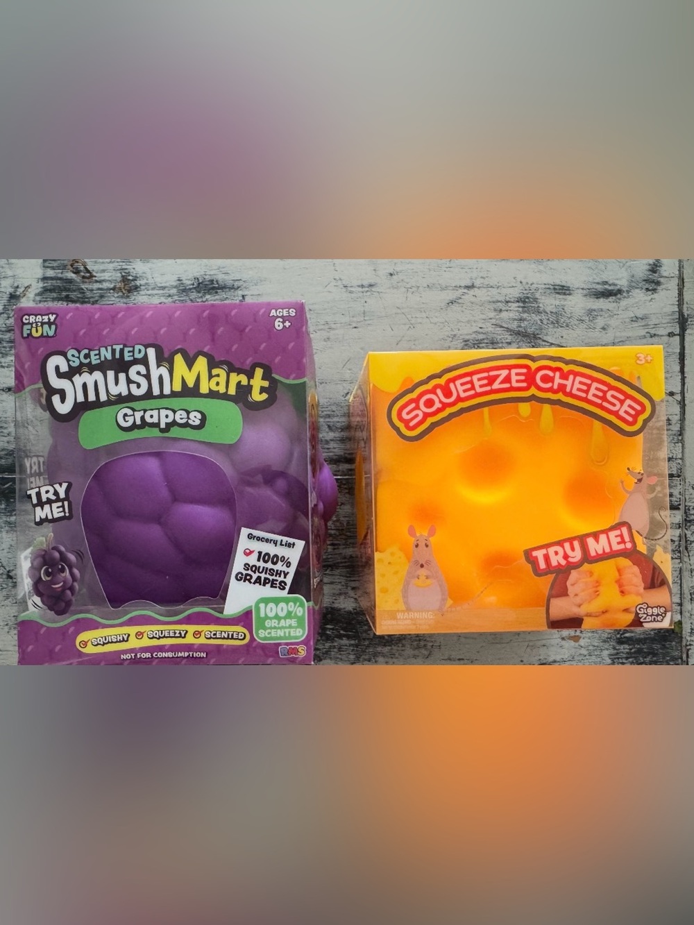 Authentic RMS Squishy Grape & Cheese duo